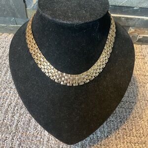Vintage CORO Gold-Tone Linked Collar Necklace